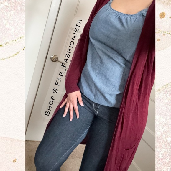 The Limited Denim Jeans Joseph A cardigan sweater - Picture 1 of 16